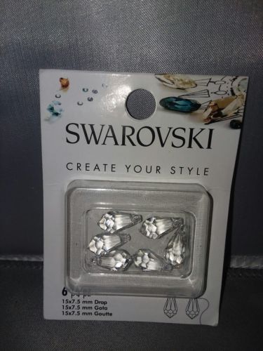 swarovski create your style 15x7.5mm drop crystal
