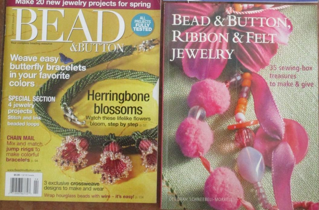 Bead & Button Ribbon & Felt Jewelry + Bead & Button Magazine