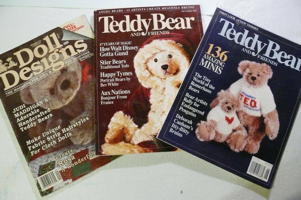 Lot of Doll and Teddy Bear Magazines