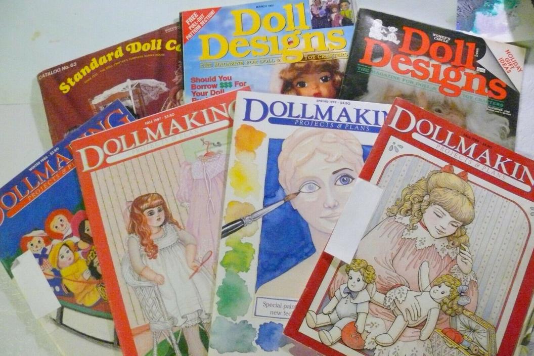 Lot of Doll Making Magazines