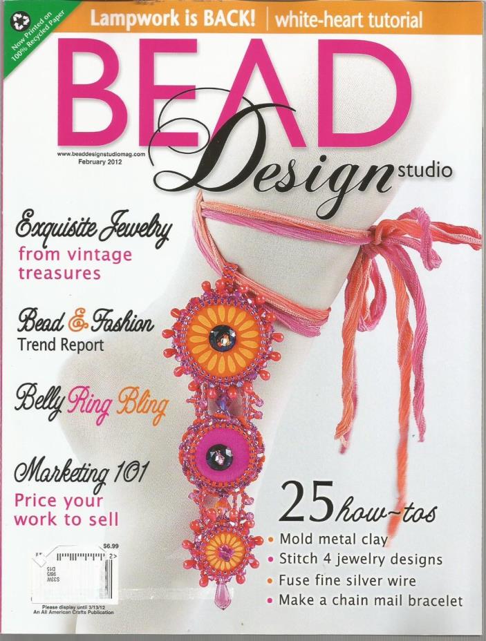 Bead Design Studio Magazine - February 2012 Jewelry Making Ideas and Instruction