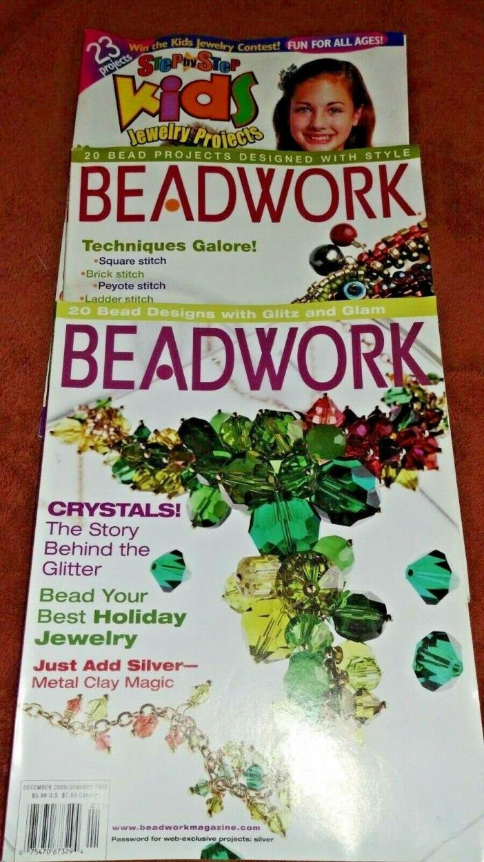 LOT OF 3 JEWELRY MAKING MAGAZINES