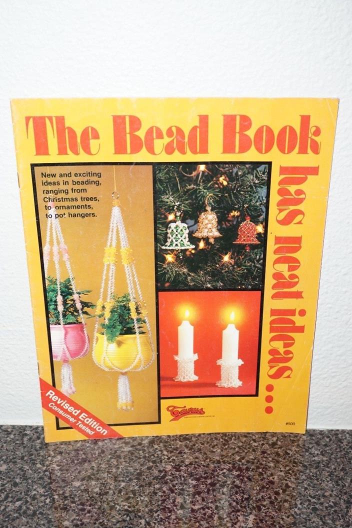 Beads Book  Taurus Vintage Beading Instruction Book Planter Pattern 1978