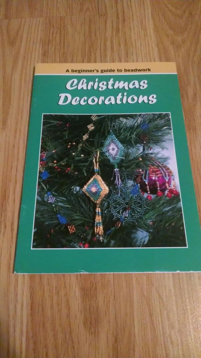 Christmas decorations in beadwork