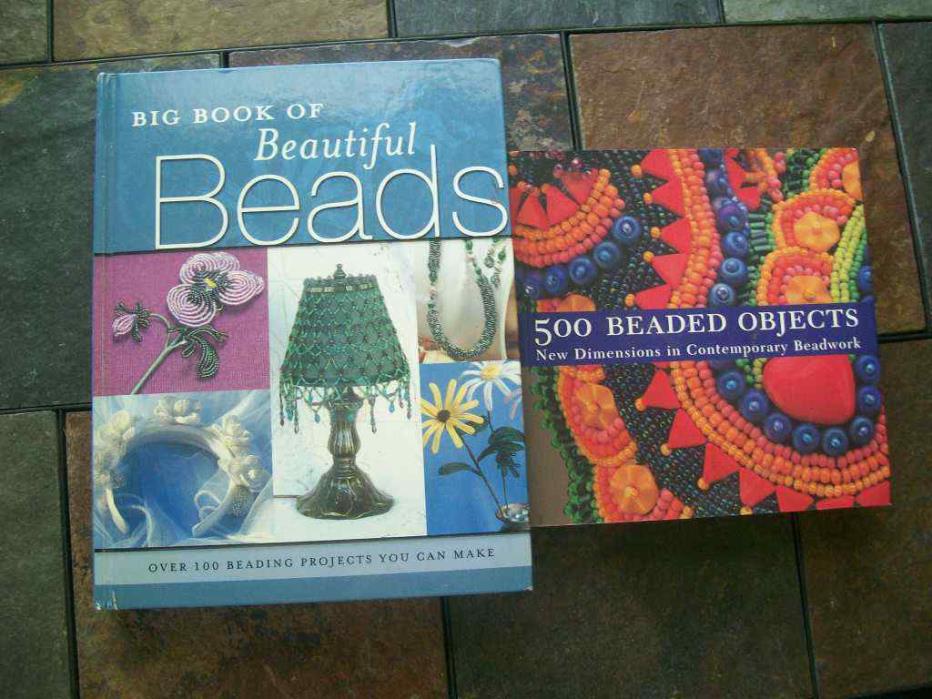 2 Gorgeous THICK Beading Books Flowers LampsTatting ManyProjects!