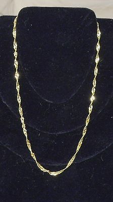 16 Inch 18k Gold Plated Chain Necklace/Chain