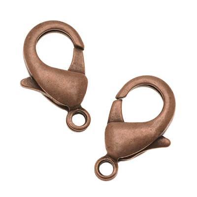 Antiqued Copper Plated Extra Large Lobster Clasps 23mm (2)