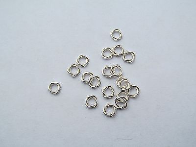 FINDINGS - Jumprings Sterling silver double soldered 6mm 10 pieces F71