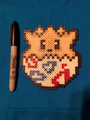 Handmade Perler Bead Togepi (Pokémon)