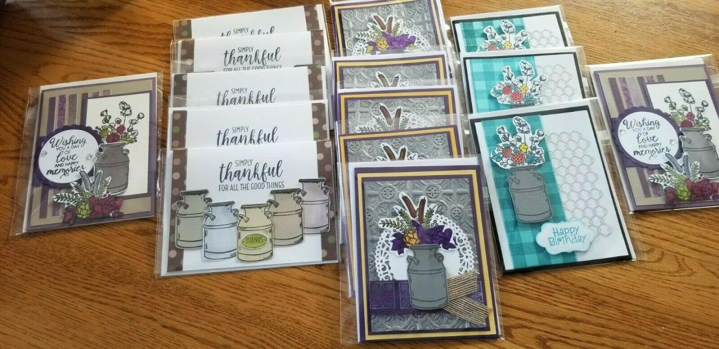 Handmade Occasions Greeting Cards lot of 15 free shipping