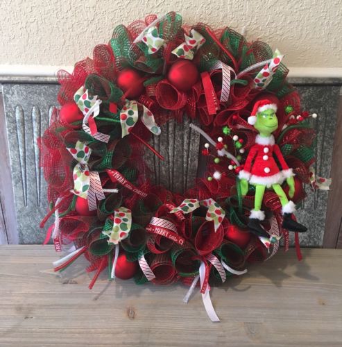 The Grinch Wreath