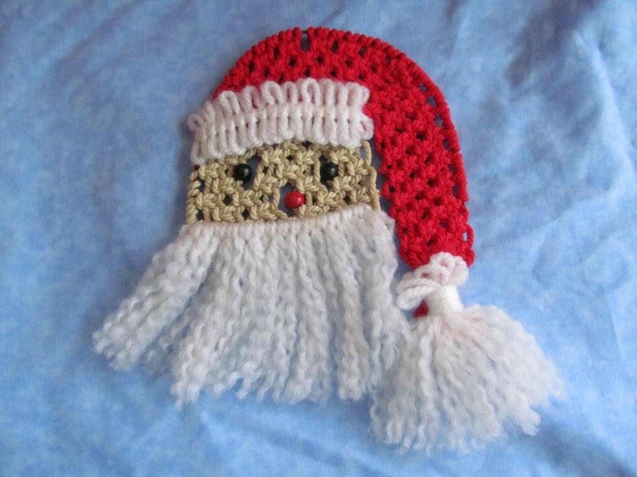 Macrame Santa Head