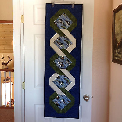 Handmade Table Runner with Loons