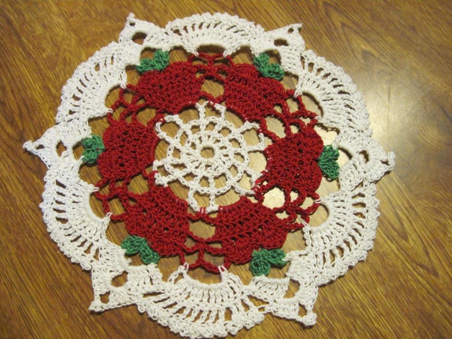 Apples for the Teacher Doily