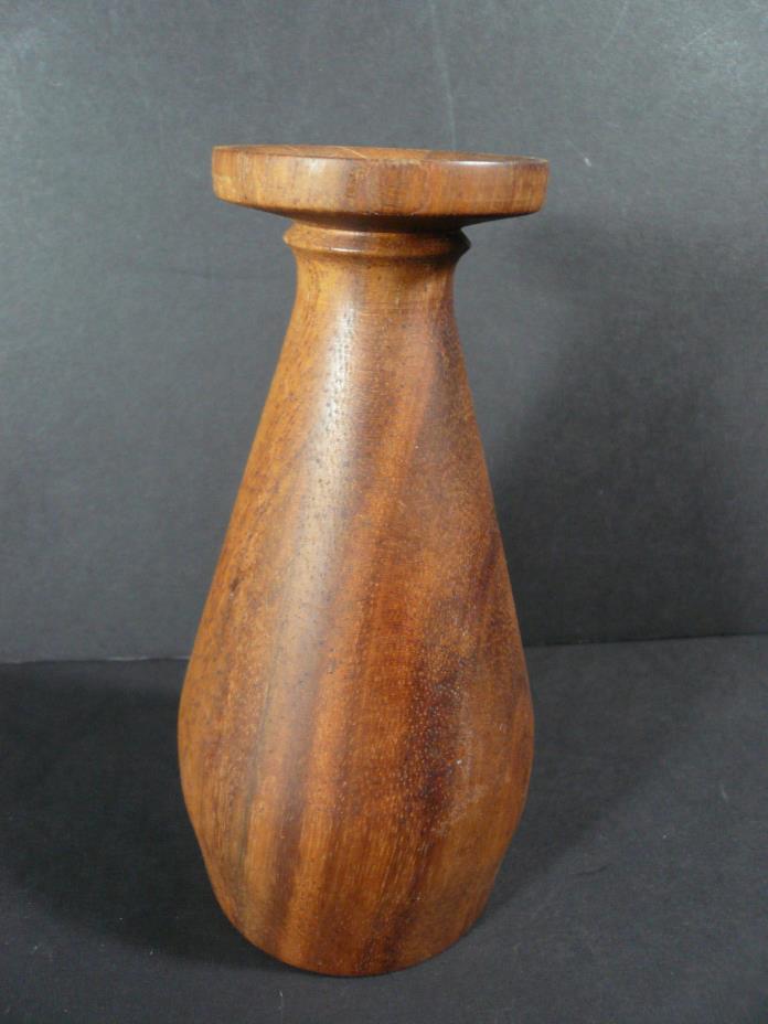 Handcrafted Wood Turned Wood Candle Holder by Robert Salvesen Bonita Springs, FL