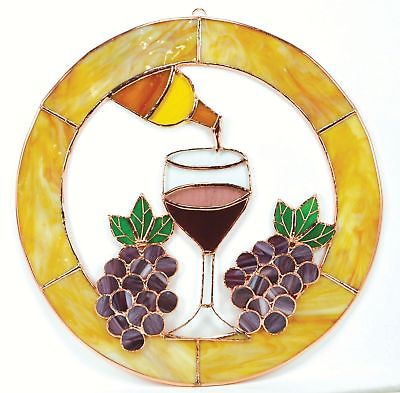 Fleur De Lis Living Final Drop of Wine Circle Window Panel