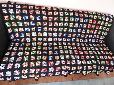 Vintage Afghan Handmade 84