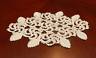 NEW BEAUTIFUL & UNIQUE RUSSIAN HANDMADE CROCHET DOILY LACE ~IVORY