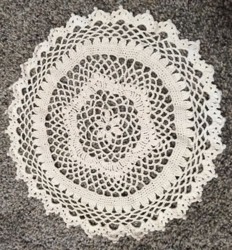 new crochet doilie handmade 10”