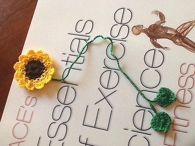 New Bookmark FLOWER Fans Handmade Crochet