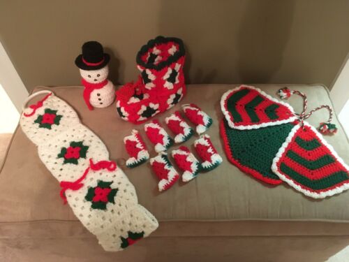 Hand Crocheted Christmas Set