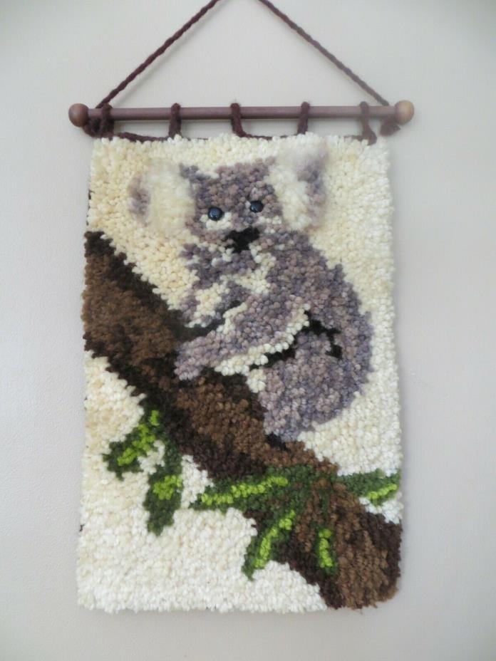 Koala Bear Wall Hanging Wool Latch Hook 20