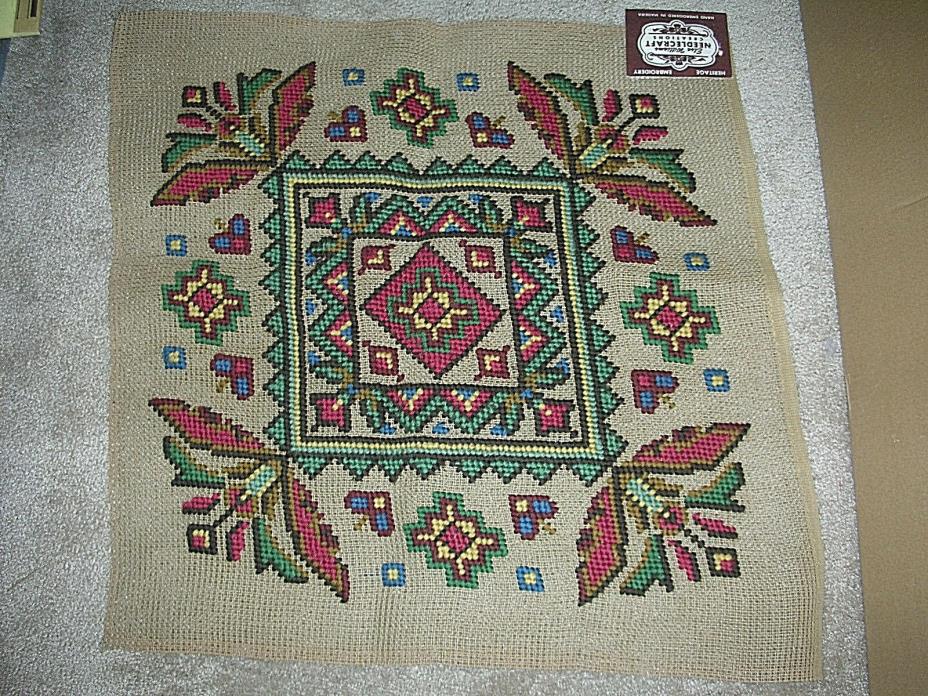 Vintage ELSA WILLIAMS Needlepoint Canvas 24 x 24