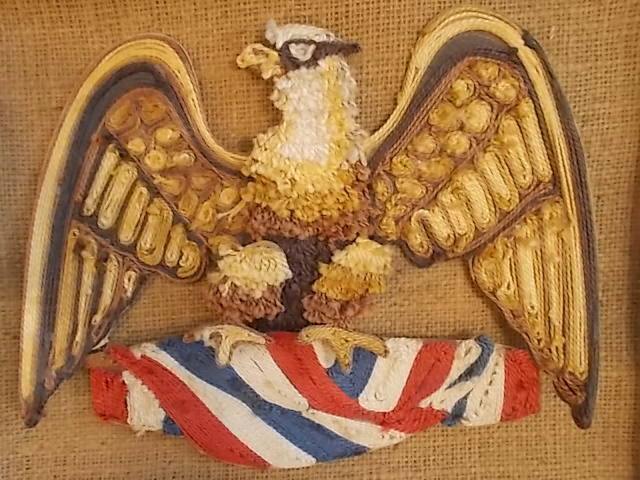 Antique Vintage Needlepoint Cross Stitch Revell 3D Yarn Art