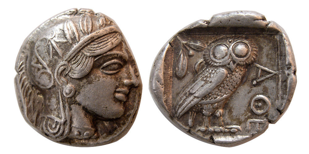 ATTICA, Athens. 440-404 BC. Silver Tetradrachm Great Style Choice Extremely Fine