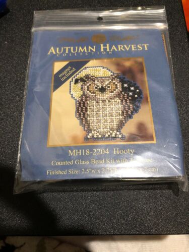 NEW Mill Hill Autumn Harvest Glass Bead Kit with Treasure MH18-2204 HOOTY OWL