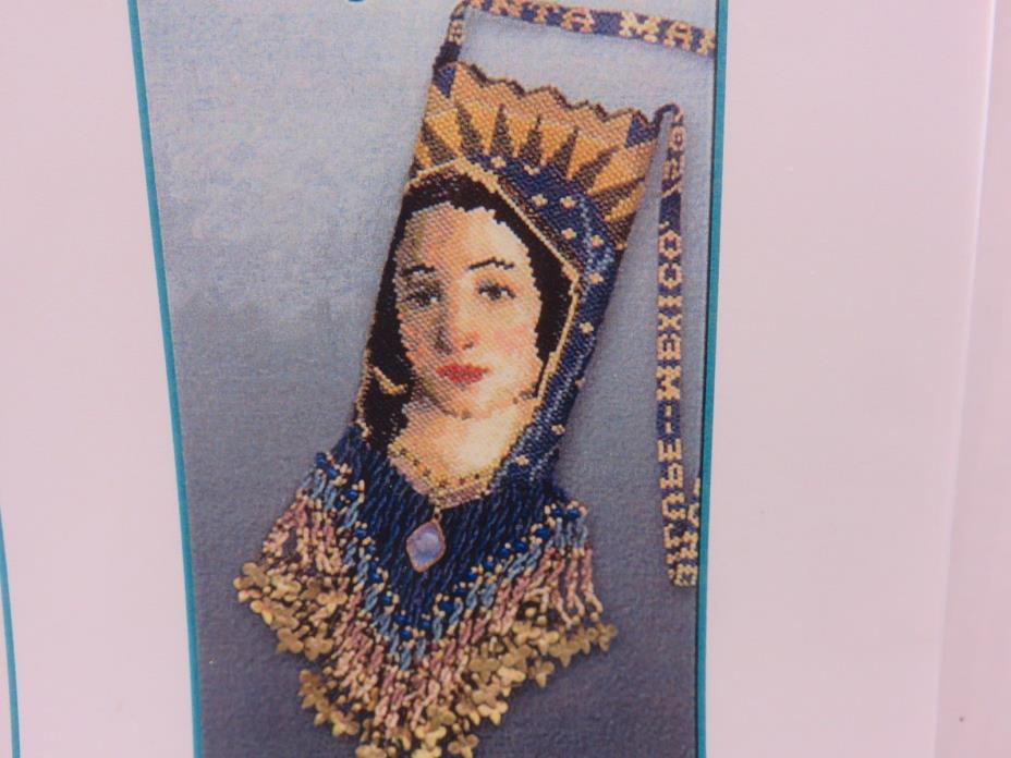 Ann Paxton OUR LADY OF GUADALUPE Beaded Necklace Purse Pattern Chart & Beads Kit