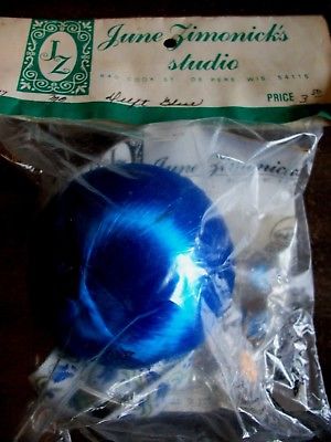 Vintage June Zimonick Christmas Ornament Kit Delft Blue 147 Sealed Craft
