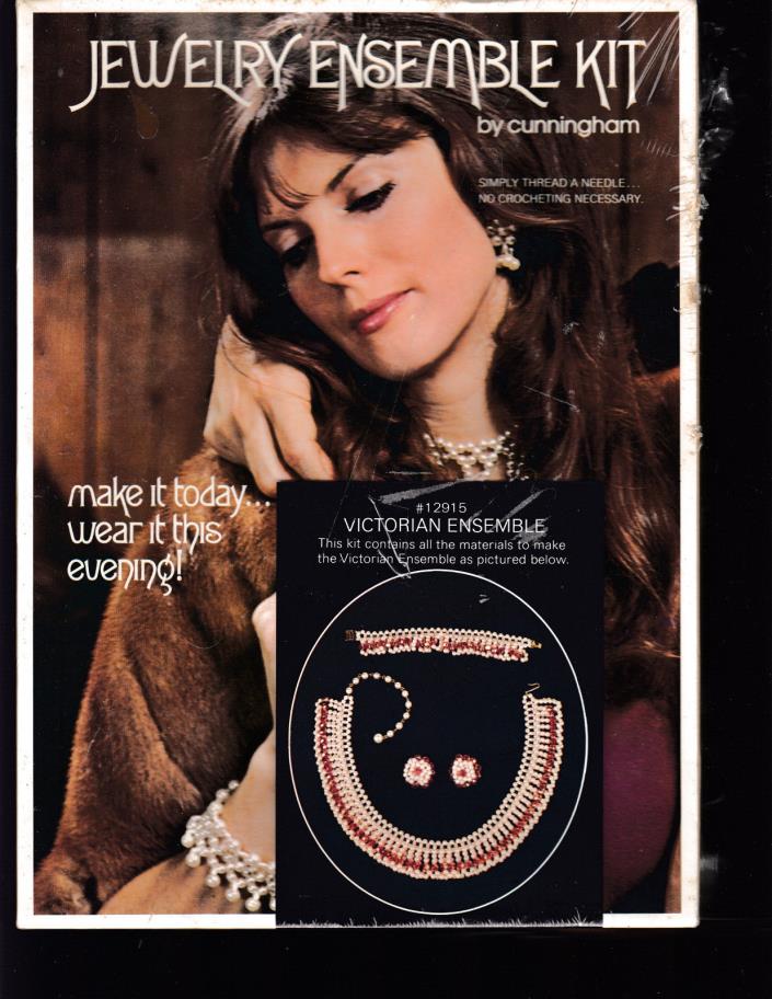 JEWELRY ENSEMBLE KIT BY CUNNINGHAM ~ #12915 VICTORIAN ENSEMBLE