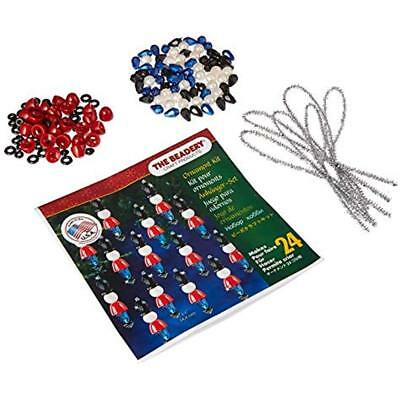 7447 Holiday Beading Kits Beaded Ornament Mini Toy Soldier Makes 24, Multi