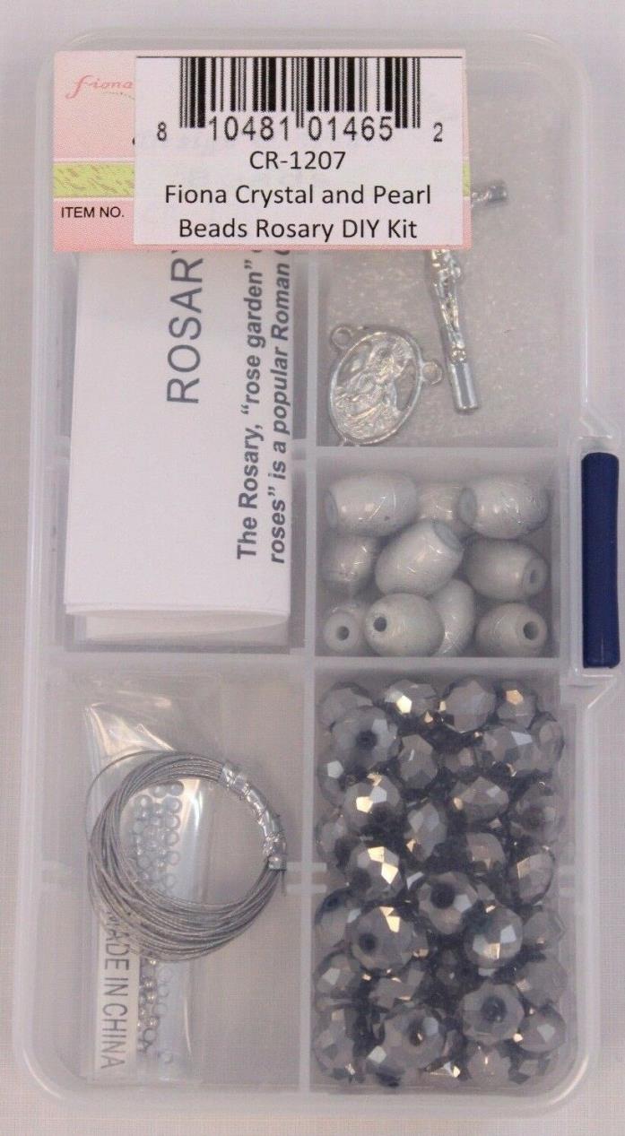 Fiona Crystal & Pearl Beads Rosary DIY Kit CR-1207 CB8