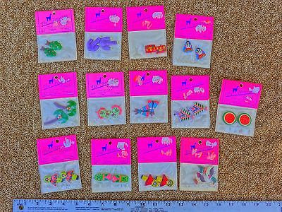 Lot of 13 Pair of hand-crafted miniatures for earrings, necklaces, bracelets NEW