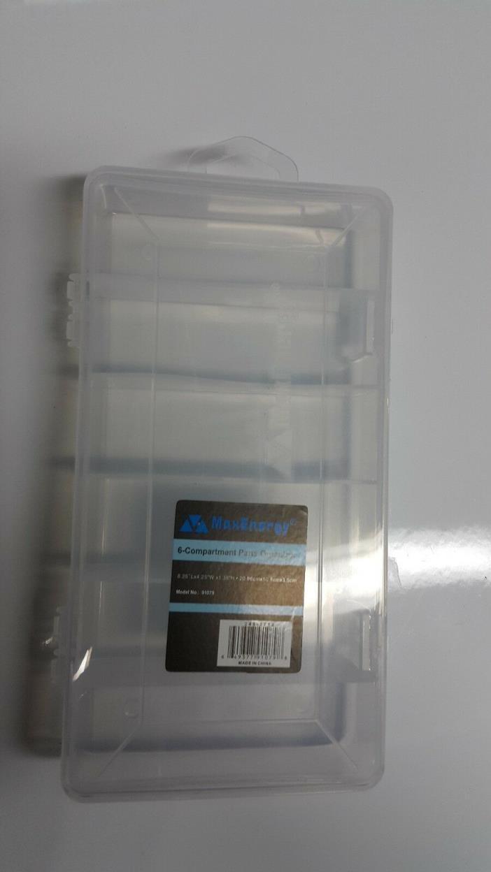 Tackle-box/ORGANIZER STORAGE CONTAINER TRAVEL 6-COMPARTMENT  Oct