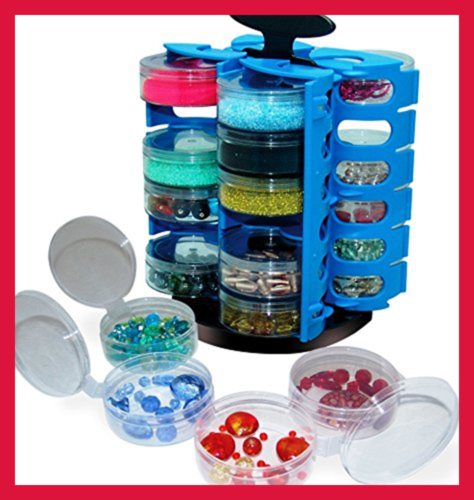 Spinning Table Top Bead Organizer W/ Free Sort Tray Web Only Special