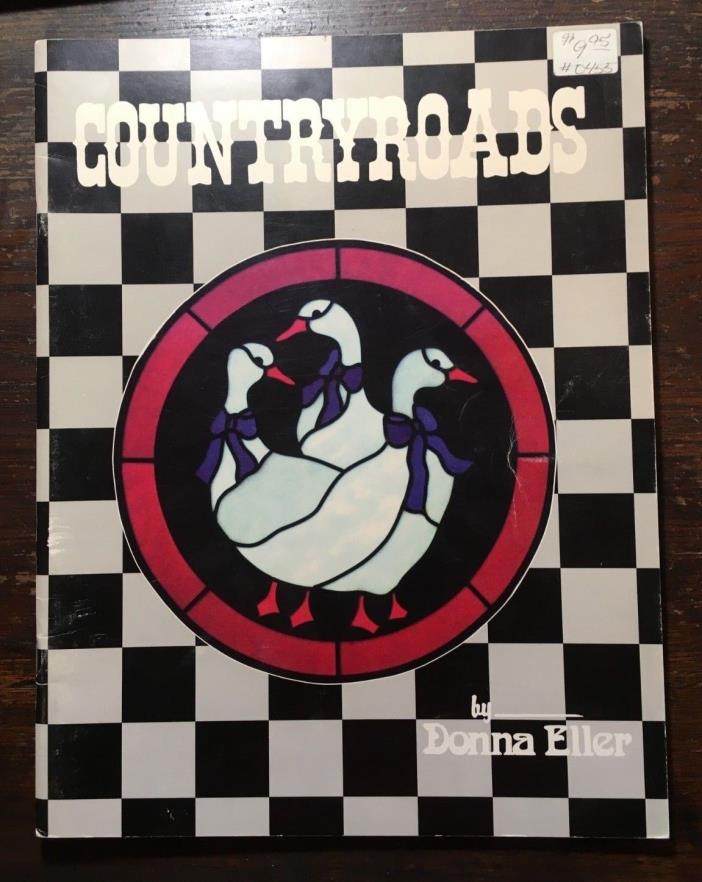 Country Roads Stained Glass Pattern Book by Donna Eller