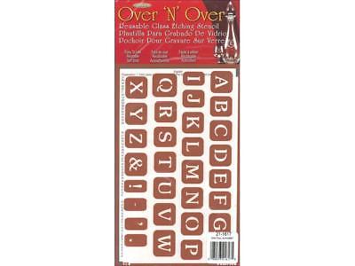 ARMOUR ARM21.1617 ARM21 1617 OVER N OVER STENCIL FULL ALPHABET