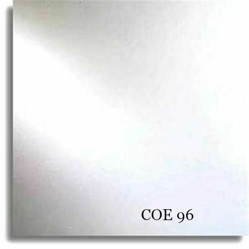 12x12 Spectrum Oceanside COE 96 Icicle Clear 3mm Fusible Glass Sheet Fusing