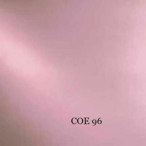 Spectrum Oceanside COE 96 Pale Rose Purple Transparent Fusible Glass 3mm