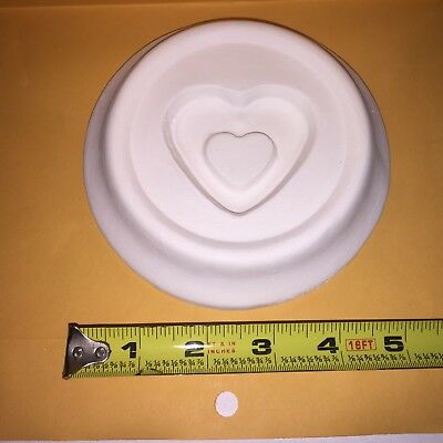 New  Glass Fusing, Glass Frit  Large HEART with inset shaped Jewelry mold