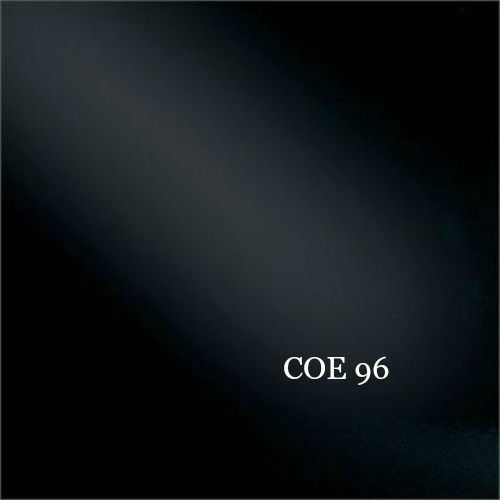 COE 96 Wissmach Black Opal 2 mm THIN Fusible Glass Sheet Fusing Supplies Choice