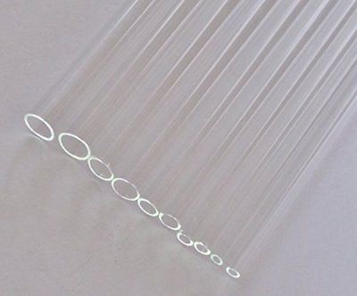 Pack of 10 Glass Tubing, 12