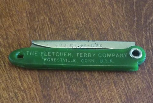 VINTAGE THE FLETCHER TERRY COMPANY BOX CUTTER Forestville Connecticut USA