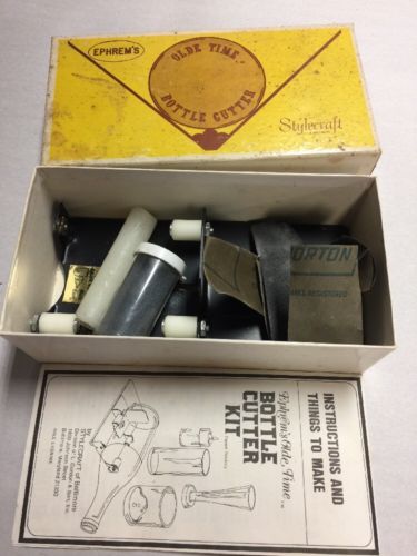 Vintage Ephrem's olde Time Bottle Cutter Kit No.500