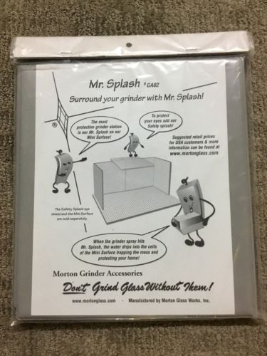 Morton Mr. Splash Grinder Station Spashguard - Stained Glass Supplies