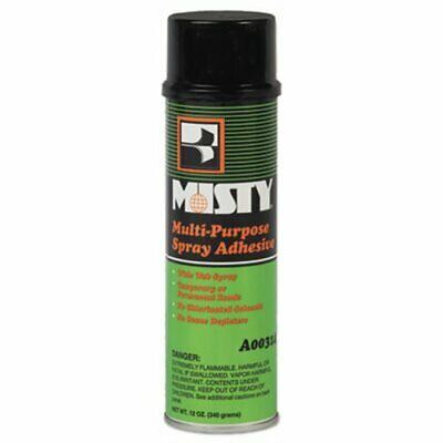 Misty Multipurpose Spray Adhesive, Light Yellow, 20 oz, 12/Carton (AMR1002026)