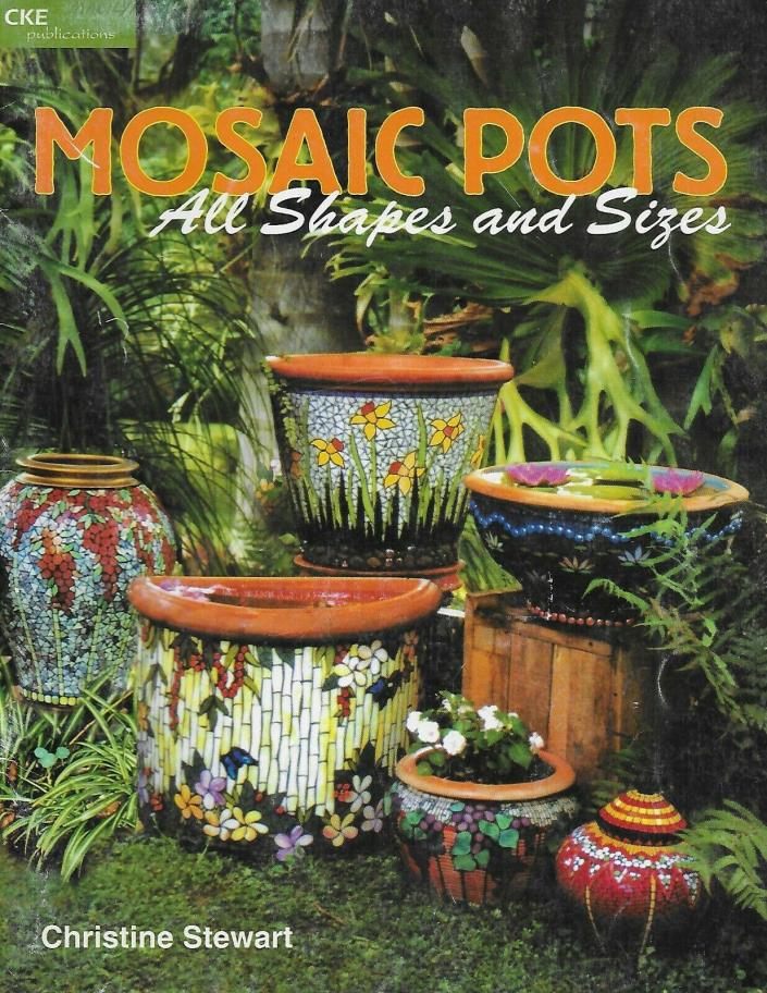 Mosaic Pots by Christine Stewart